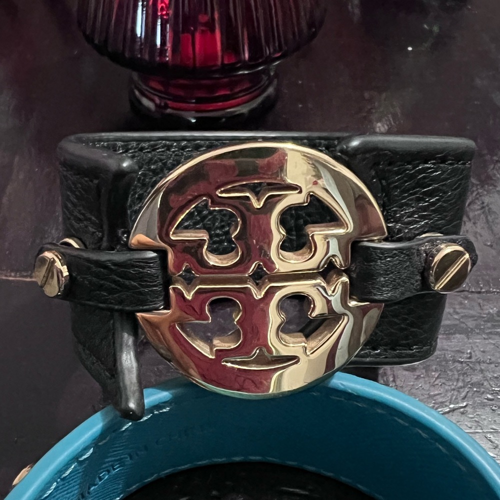 Tory Burch leather cuff